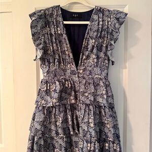 Few Moda OPT Blue Floral Mini Dress